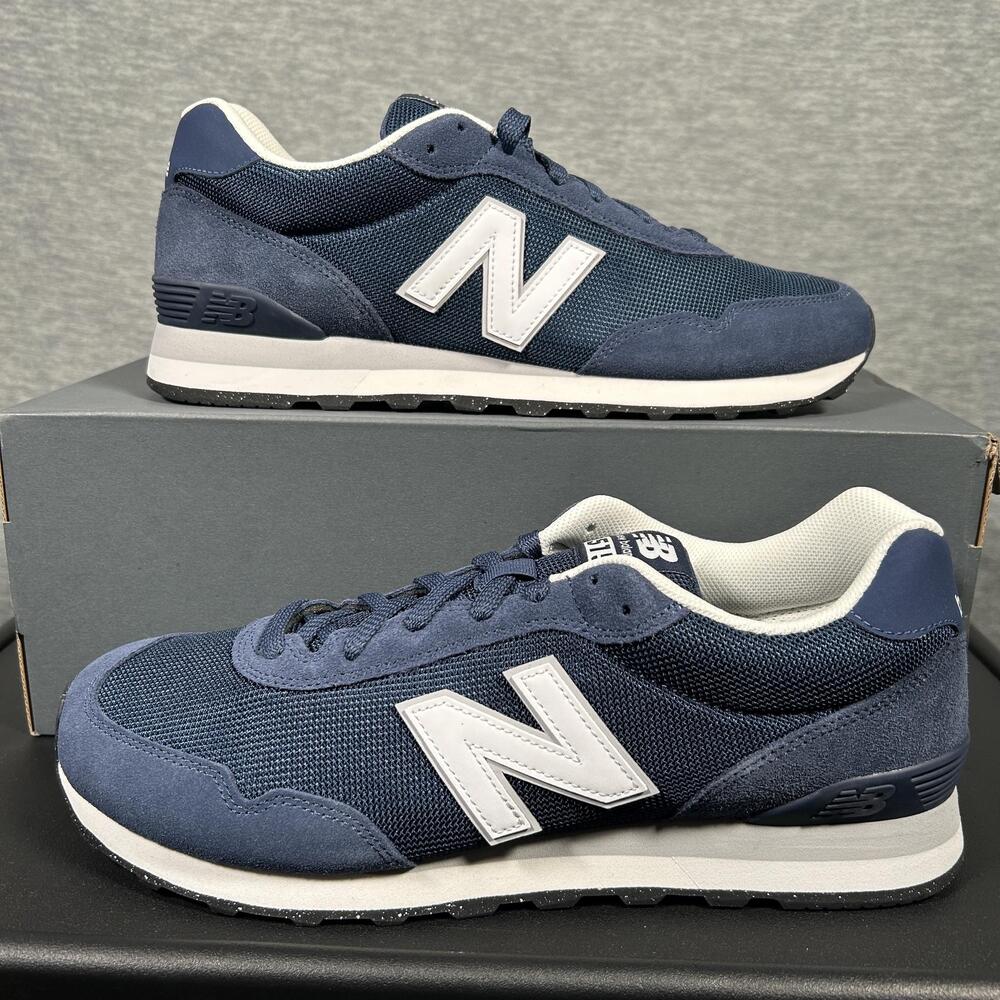 New Balance 515 Shoes Men Size 12 Blue White Classic Mesh Cushioned Sneakers NEW